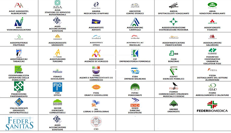 Loghi rappresentanti di categoria