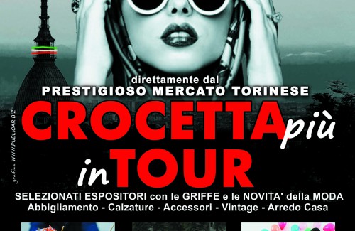 Domenica 7 maggio “Crocetta più in tour” in viale Gramsci (Grugliasco / Collegno): bancarelle con le griffe della moda, street food, negozi aperti e animazione per i bambini