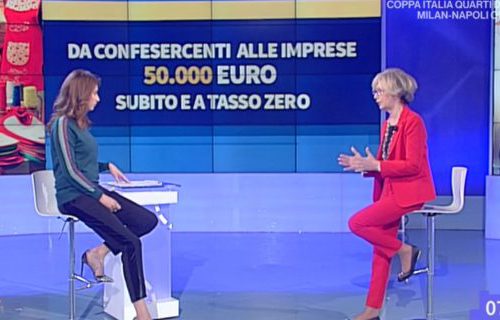 La presidente di Confesercenti, Patrizia De Luise, ospite a UnoMattina: ecco il video