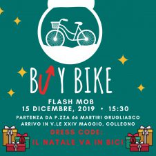 “Buy Bike”, il 15 dicembre flash mob da Grugliasco a Collegno