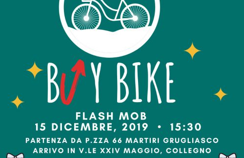 “Buy Bike”, il 15 dicembre flash mob da Grugliasco a Collegno