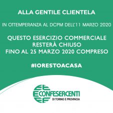 Ecco i cartelli da esporre per le attività commerciali che devono (o vogliono) chiudere