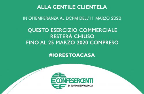 Ecco i cartelli da esporre per le attività commerciali che devono (o vogliono) chiudere