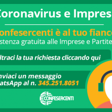 Cura Italia, Confesercenti lancia l’assistenza a distanza per le imprese: piattaforma web, whatsapp e numero verde per essere vicini, anche da lontani