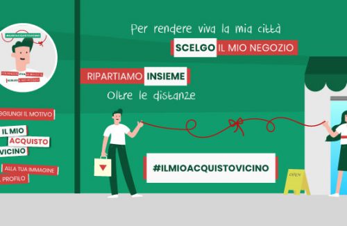 #IlMioAcquistoVicino – Confesercenti, appello ai consumatori: venite nei nostri negozi, solo così supereremo le difficoltà e le città saranno vive e sicure. Apertura il 18 per i negozi, il 20 per i mercati, il 23 per i pubblici esercizi