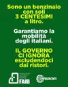 “Sono un benzinaio con soli 3 centesimi al litro. Ma il governo mi ignora”: la campagna di Faib-Confesercenti per chiedere indennizzi e maggiore attenzione per la categoria. Partecipa anche tu: falla diventare la foto del/la tuo/a profilo/pagina Facebook, fanne un post come hanno già fatto tant* collegh*, esponi la locandina sul tuo impianto