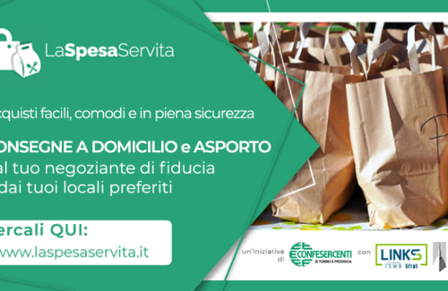 Confesercenti rilancia il portale LaSpesaServita: oltre 1400 fra negozi e pubblici esercizi che offrono la consegna a domicilio e l’asporto