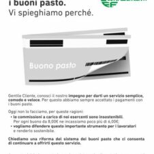 Buoni pasto: mercoledì bar, ristoranti e Gdo non li accetteranno. Fiepet-Confesercenti: “Commissioni troppo alte, paghiamo una ‘tassa occulta’ del 30%. Subito la riforma del sistema”