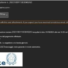 Agenzia delle Entrate: attenzione alle finte ricevute di pagamento in arrivo tramite email, è l’ennesima attività fraudolenta ai danni dei contribuenti